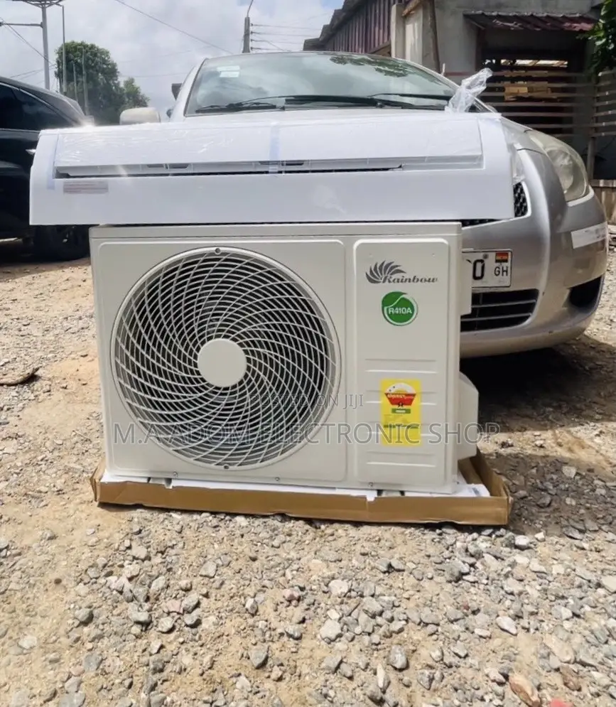 Sleek Design Rainbow 1.5hp Split Type Ac(White)R410.