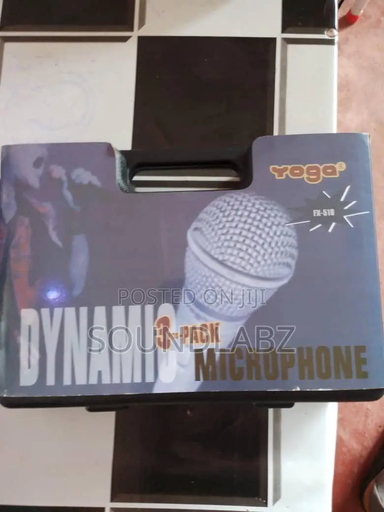 Yoga FX-518 3-Pack Dynamic Cord Microphone
