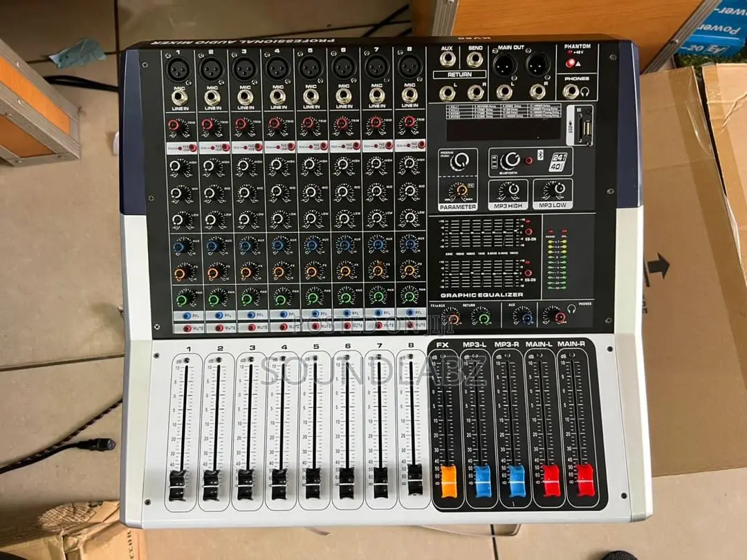 Yamaha Kv80 8channel Powered Mixer With Usb and Bluetooth
