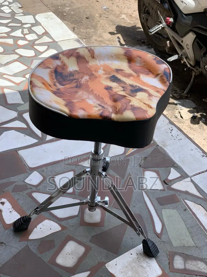 Drum Throne, Padded Seat Height Adjustable Drum Seat