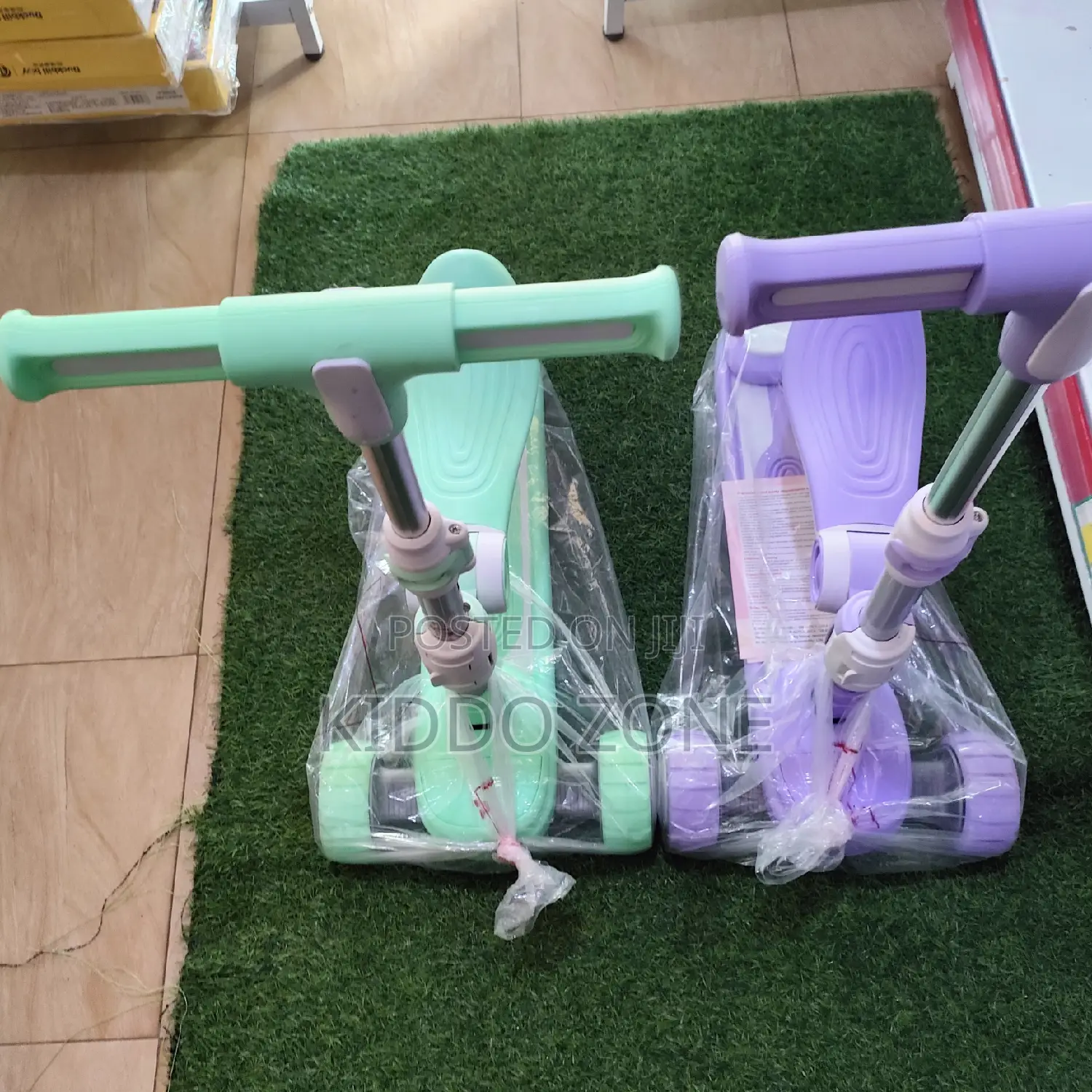 Foldable Adjustable LED Light Kids Kick Scooter Jf-Miga013