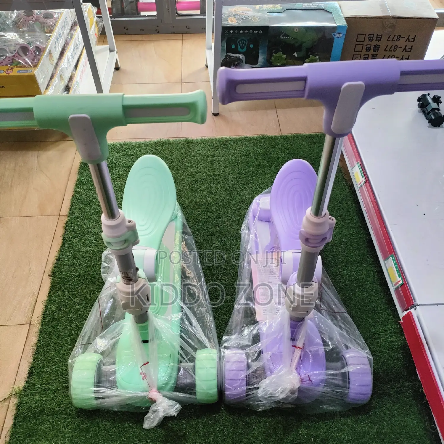 Foldable Adjustable LED Light Kids Kick Scooter Jf-Miga013