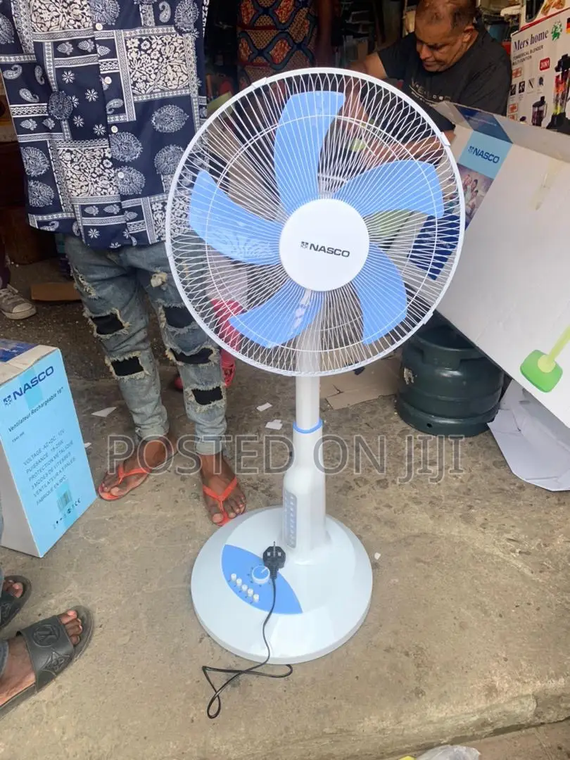 Nasco Rechargeable Fan Last 15 Hours After Fully Charged in Achimota Home Appliances, Swift