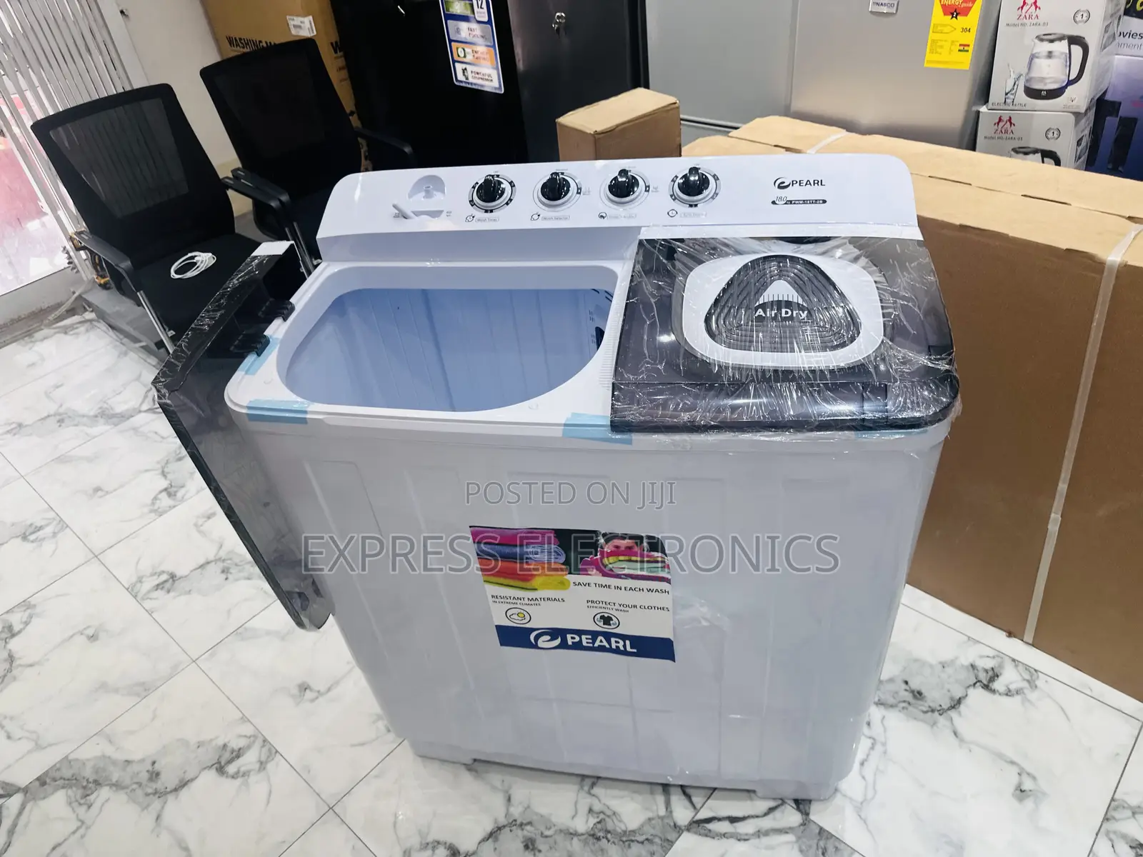 Multiple Wash Program Topload 18kg Twintub Pearl