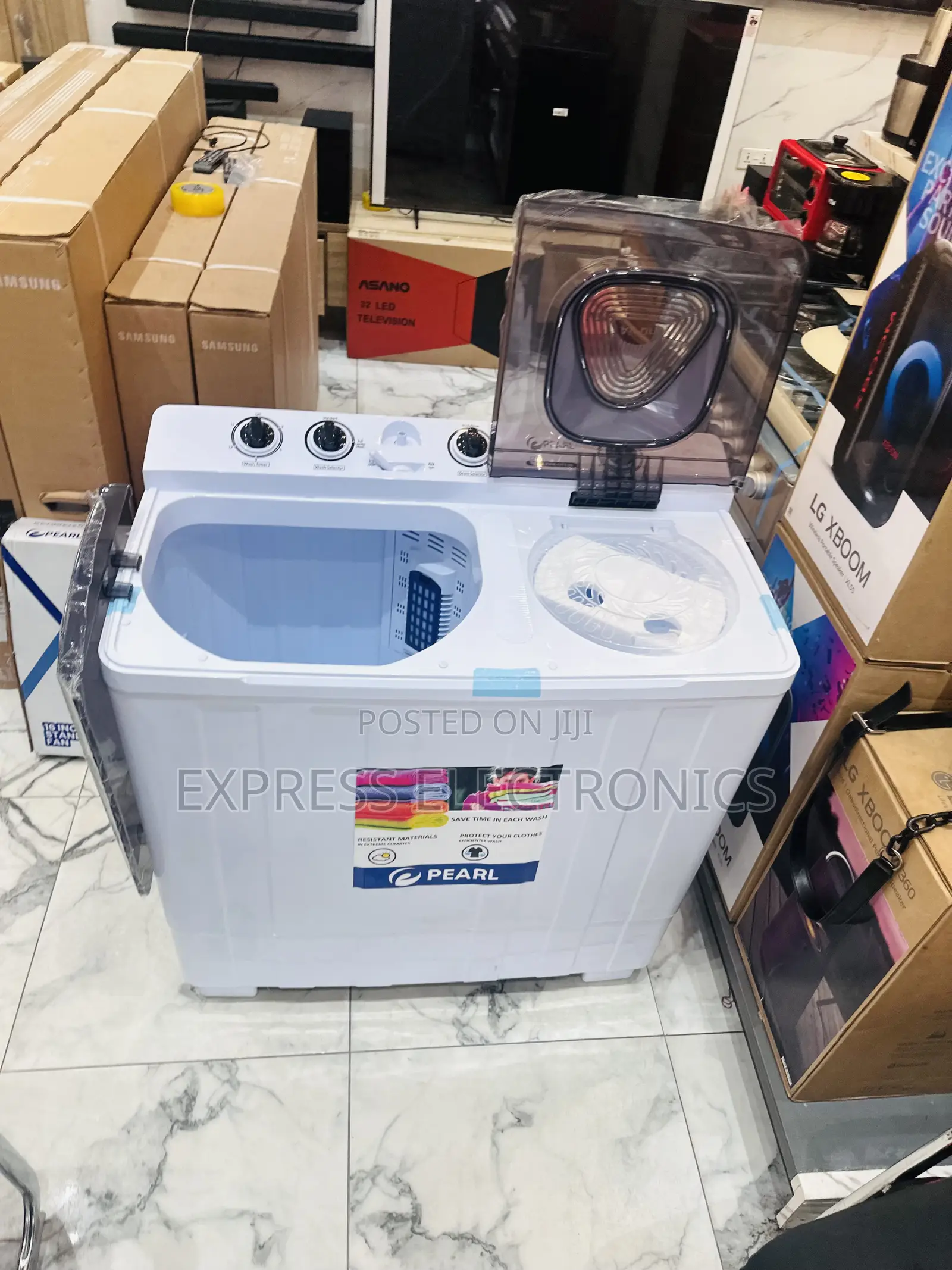 Powerful Wash Topload Twintub 15kg Topload Pearl