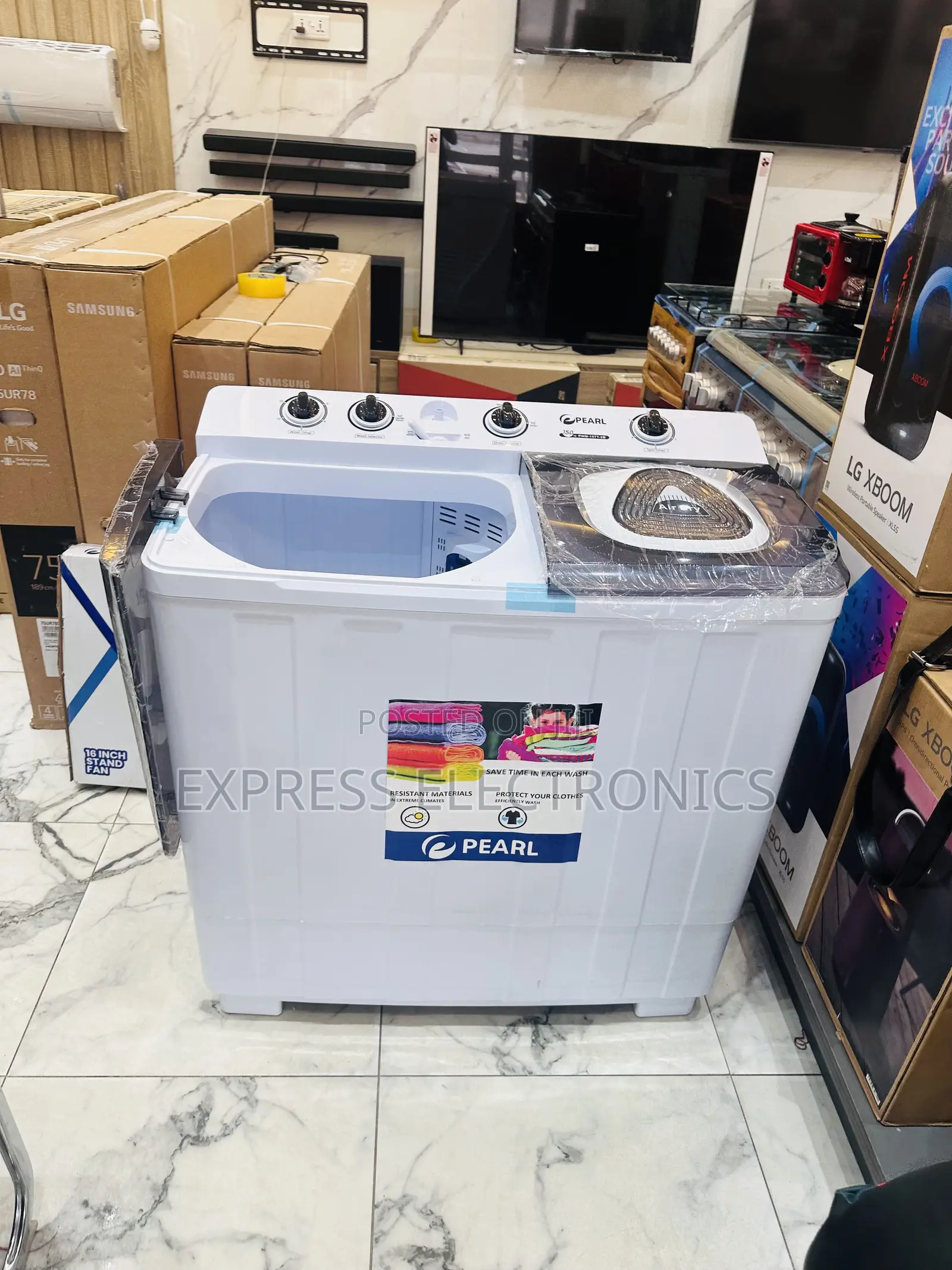 Big Capacity Washing Machine Topload Pearl 15kg Twintub