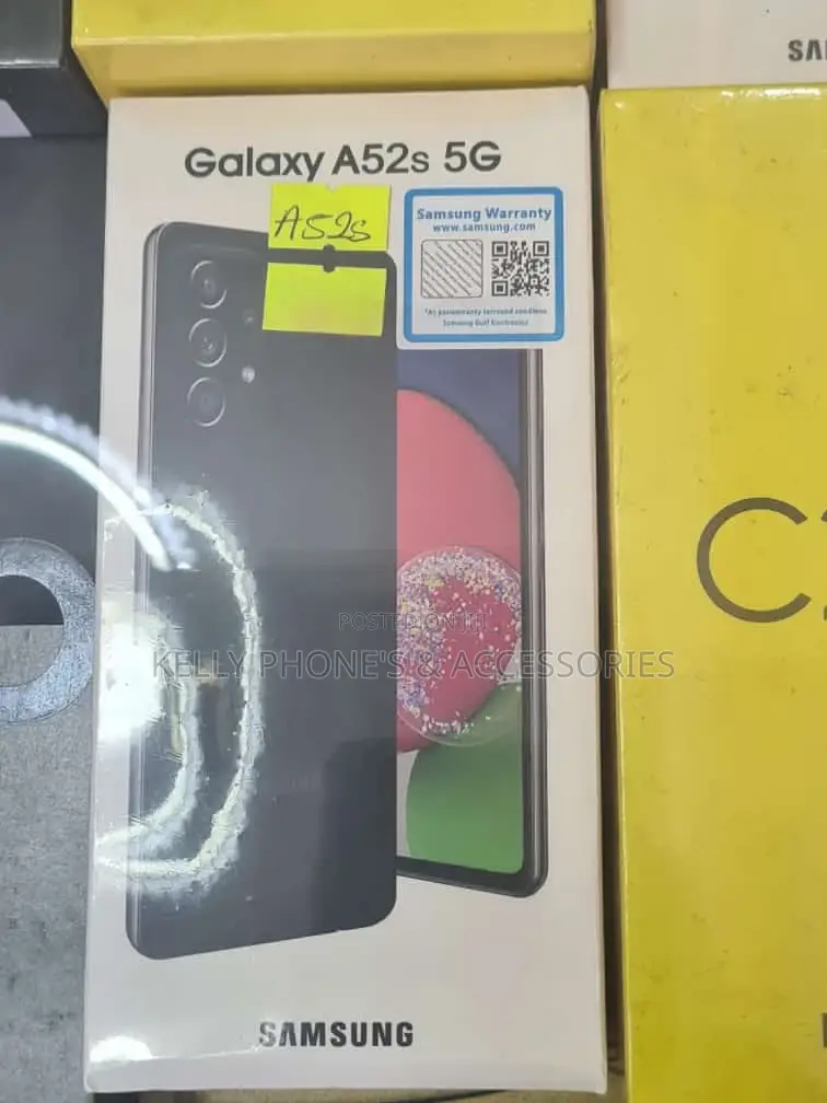 New Samsung Galaxy A52s 5G 128 GB Black