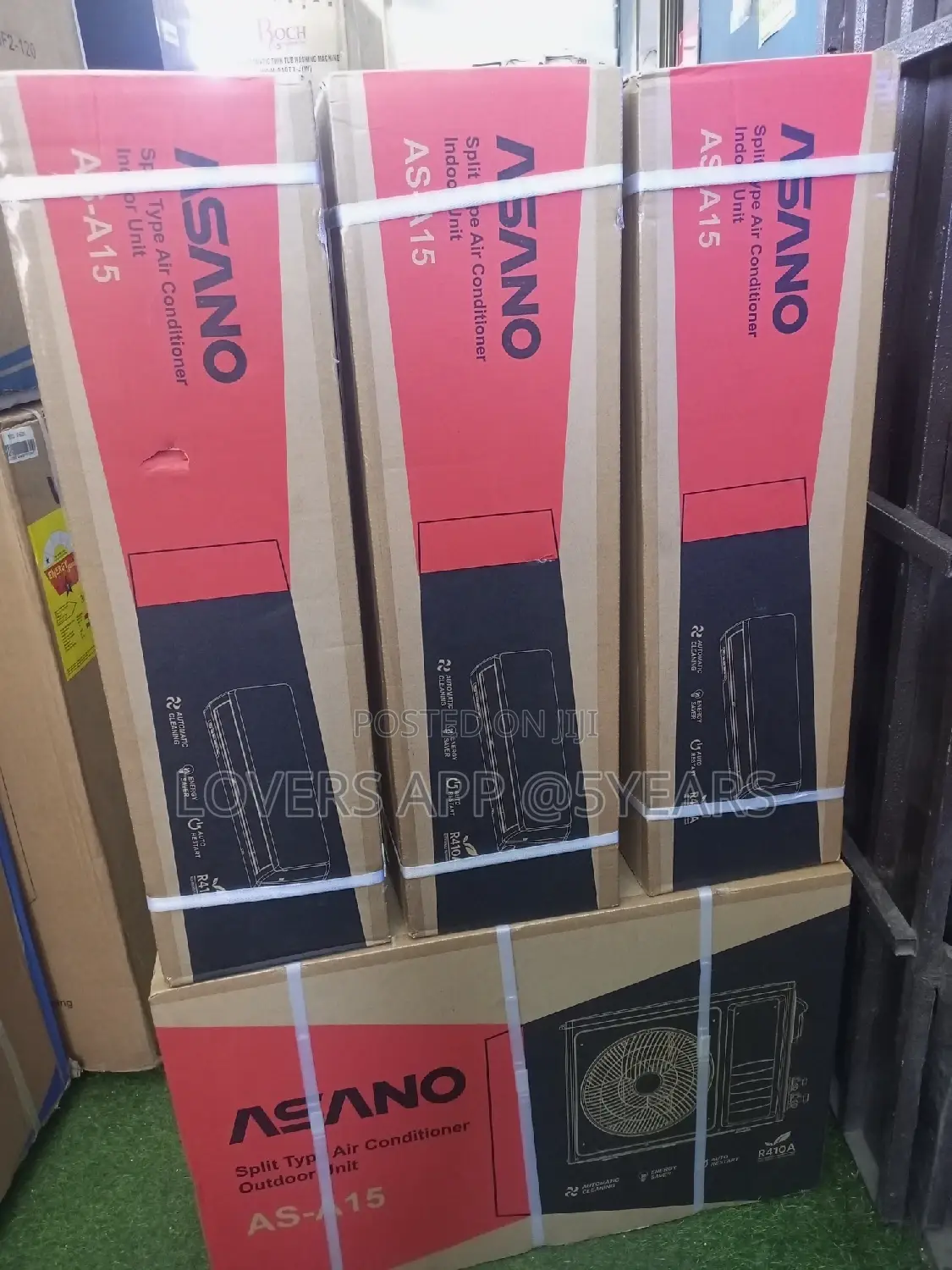 Asano 1.5hp AC Indoor Outdoor Unit