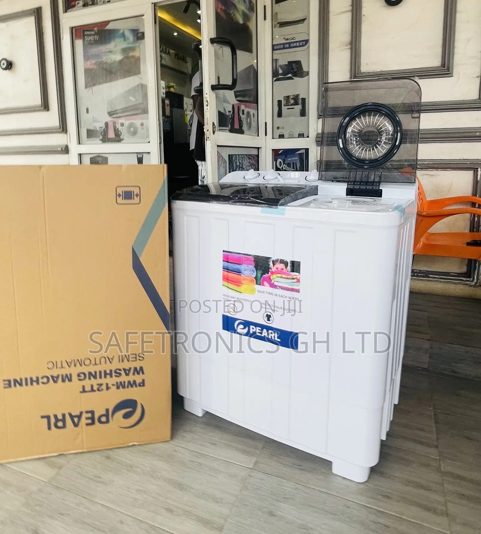 12kg Topload Semiautomatic Durable Pearl Washingmachine