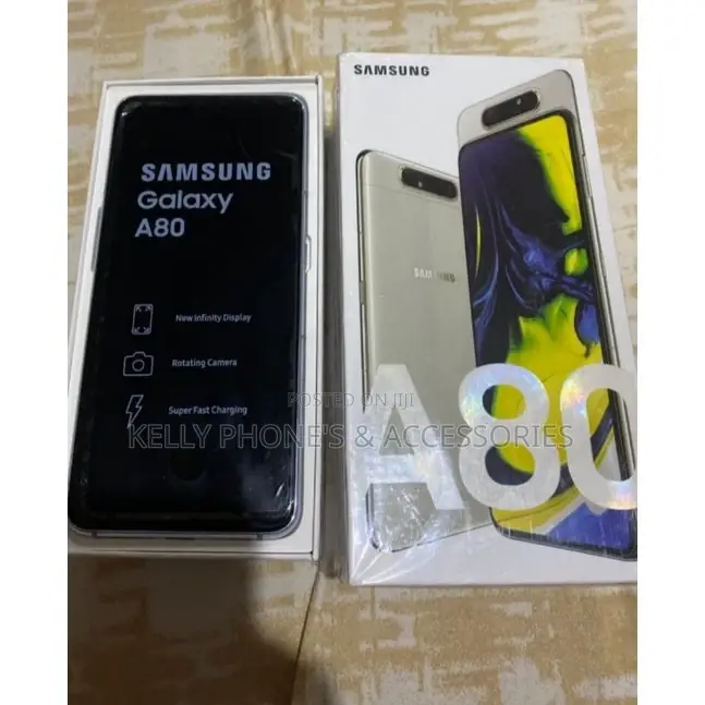 New Samsung Galaxy A80 128 GB Silver