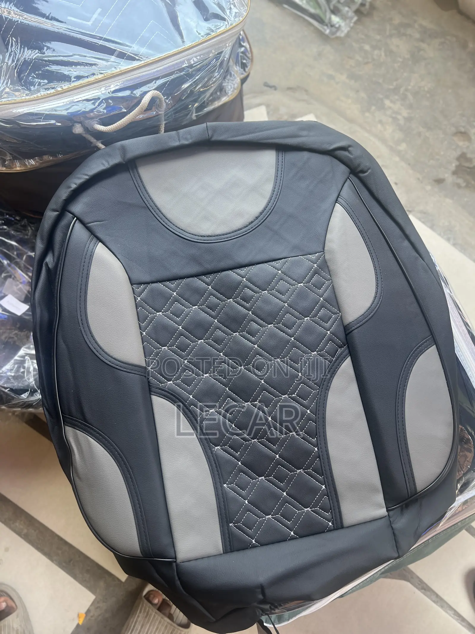 Kb Ash And Black Seat Cover