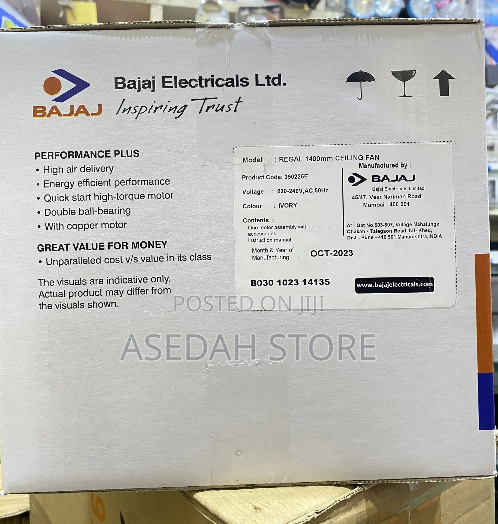 Bajaj Regal Ceiling Fan Long Belad