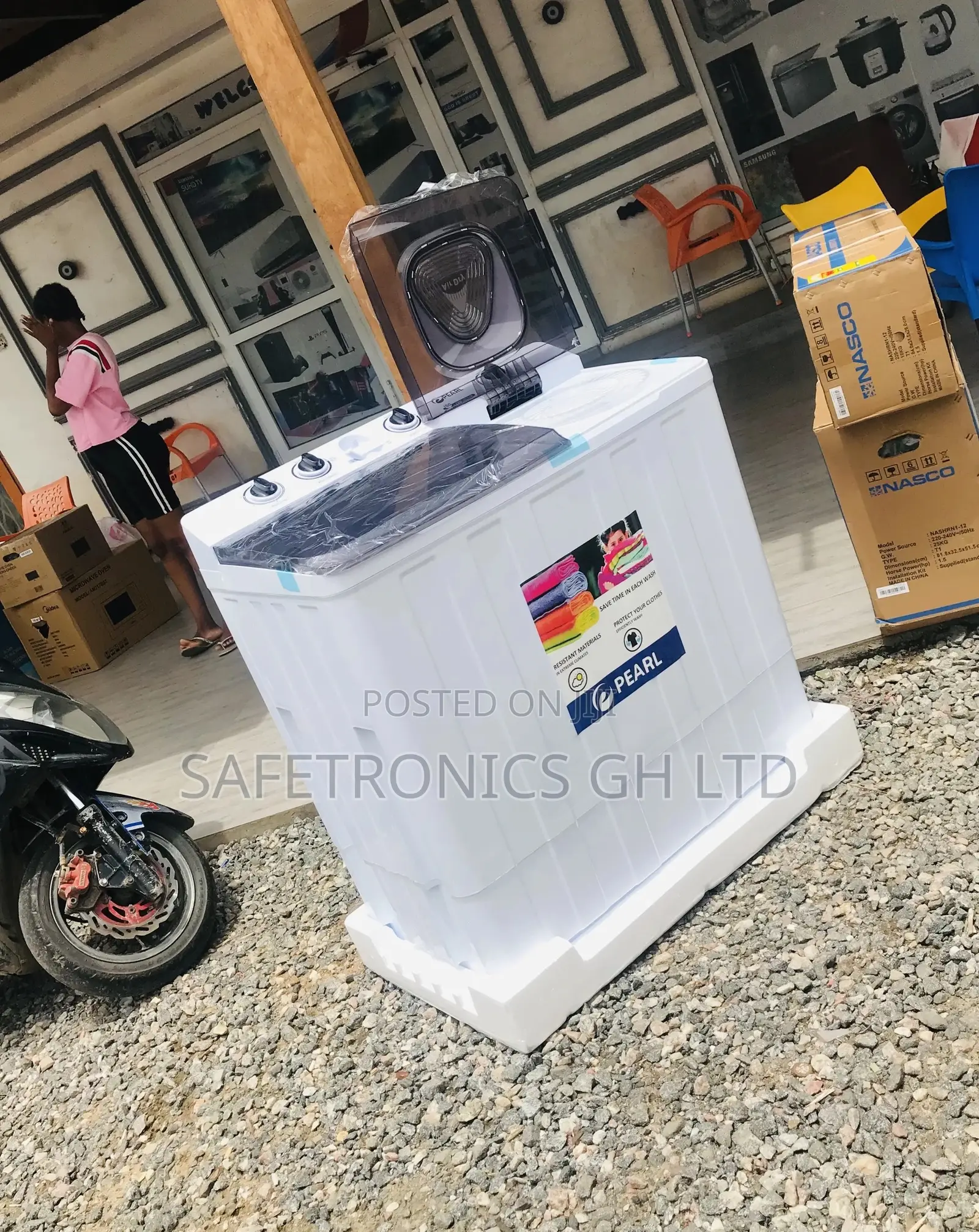 Washingmachine 15kg Topload Semiautomatic Pearl Lastest