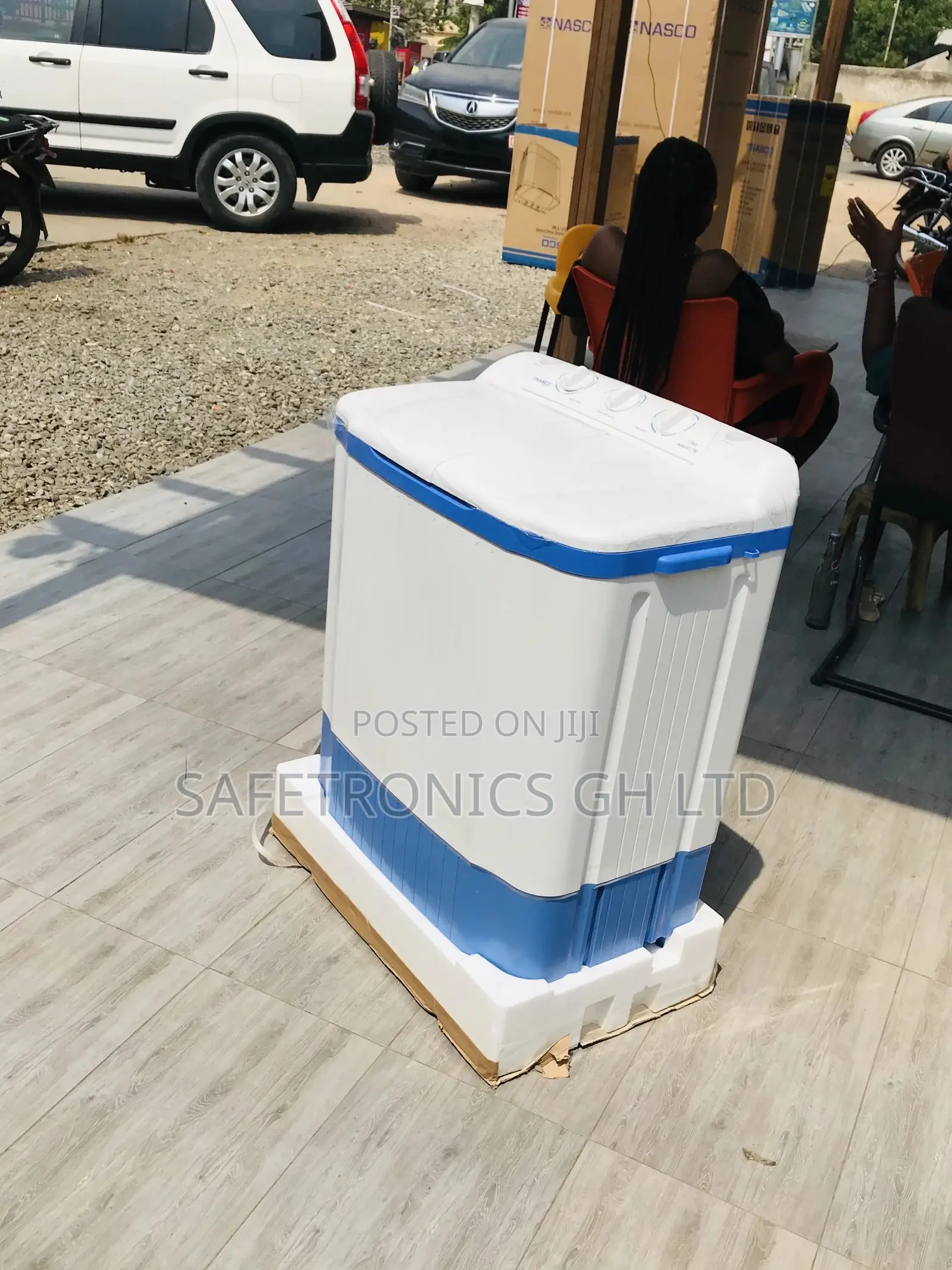 Nasco 7kg Topload Semiautomatic White Washingmachine