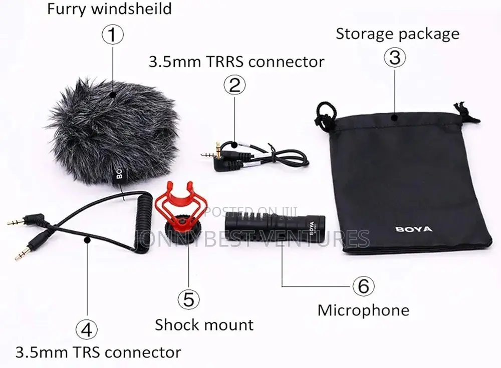 Camera Boya Mic Gun Shape