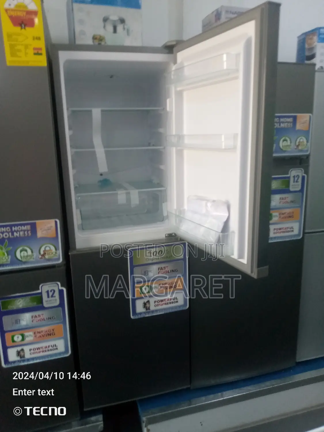 Nasco 184 Littres Double Door Fridge