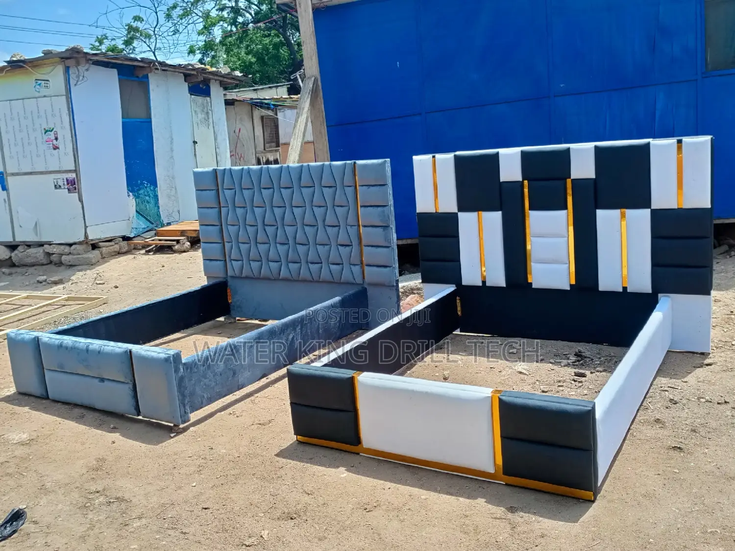 Double Bed Frames With Side Drawers