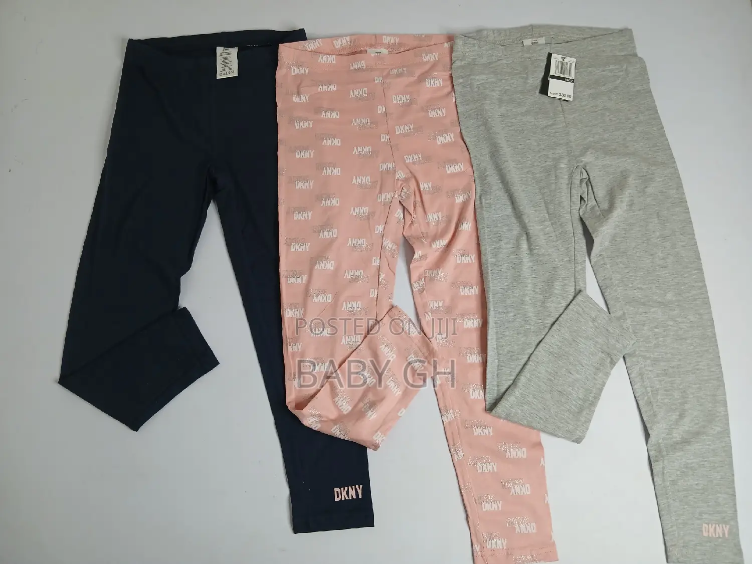 DKNY 3pc Girls Leggings