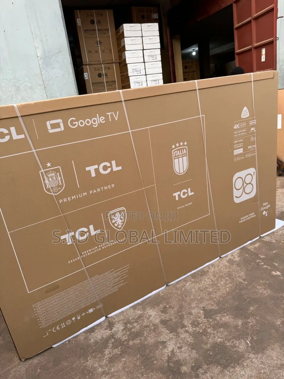 TCL 98” UHD Google TV 98P745 HDR 2.1 Android 144hz Wifi