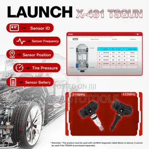 Launch X431 Ts-Gun Car TPMS Tire Pressure Sensor Programmer