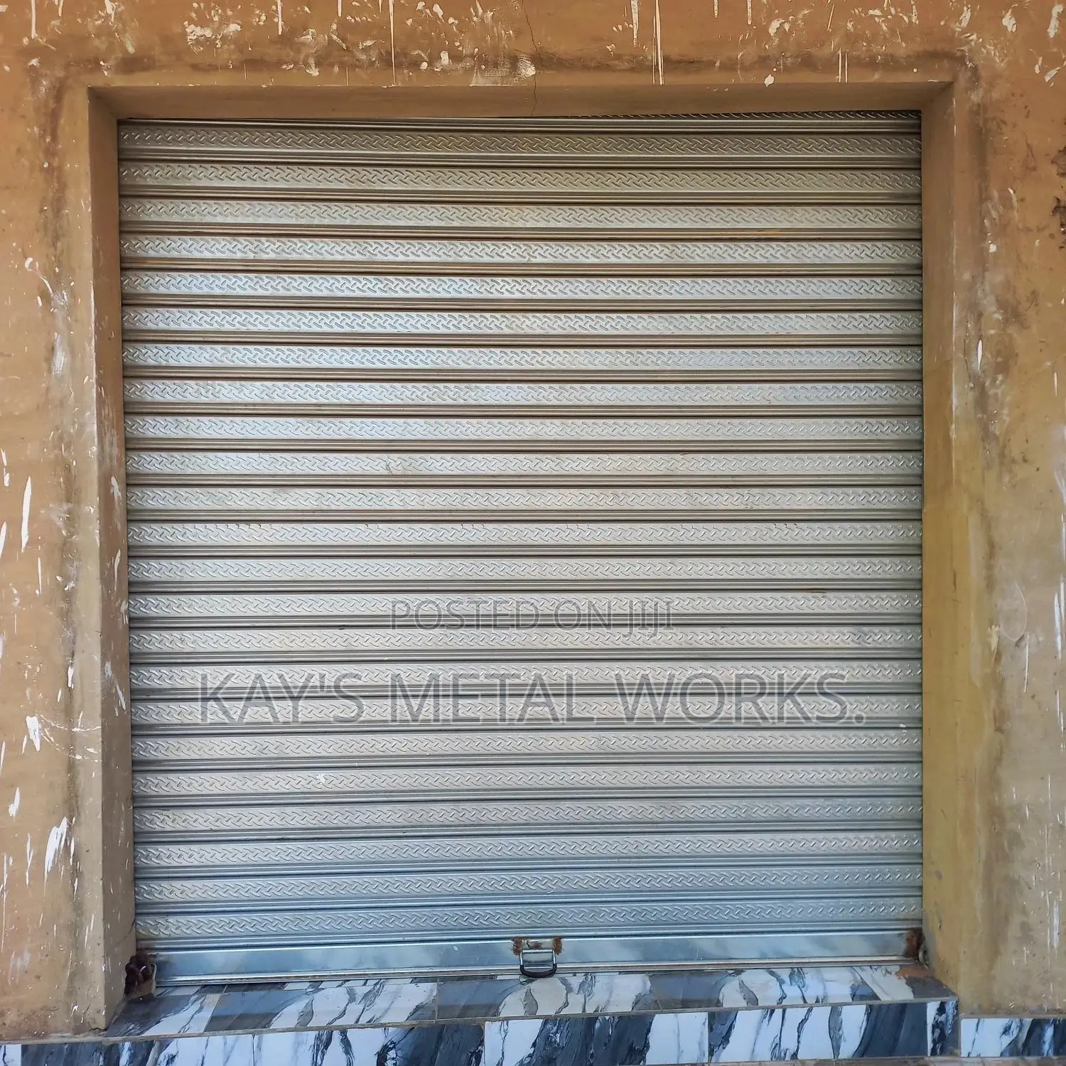 Galvanised Shutter Gate