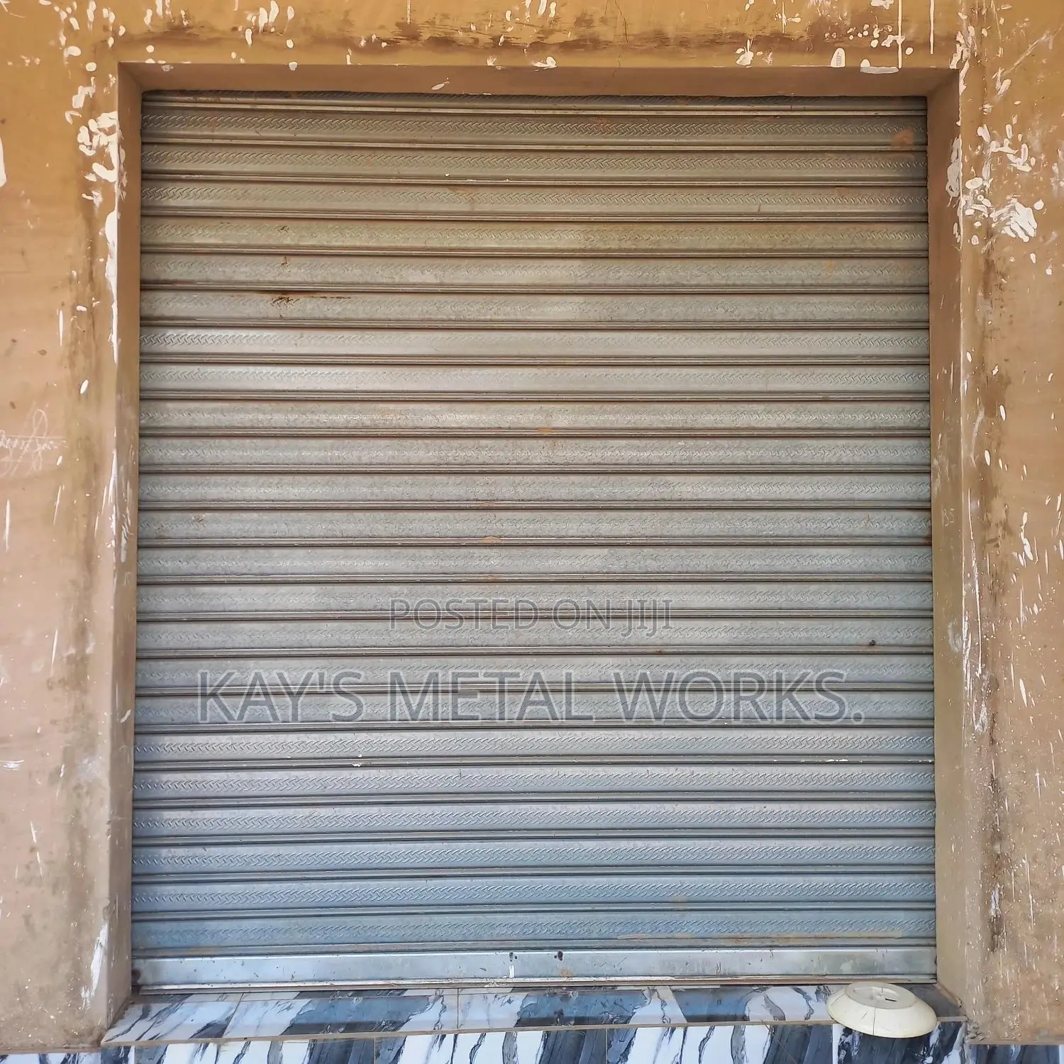 Galvanised Shutter Gate