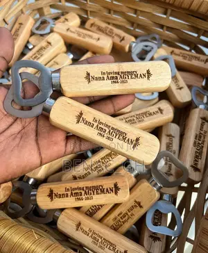 Long Hand Wooden Opener as Souvenir