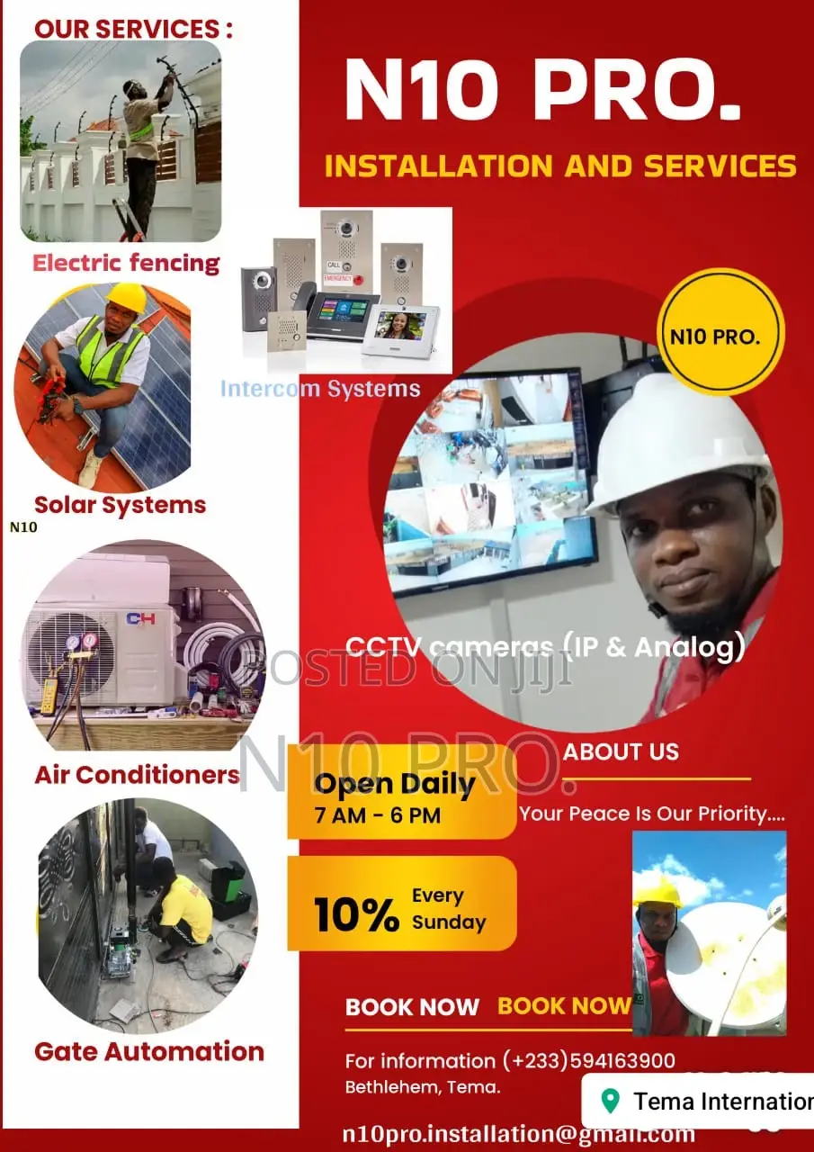 CCTV System Installation and Servicing
