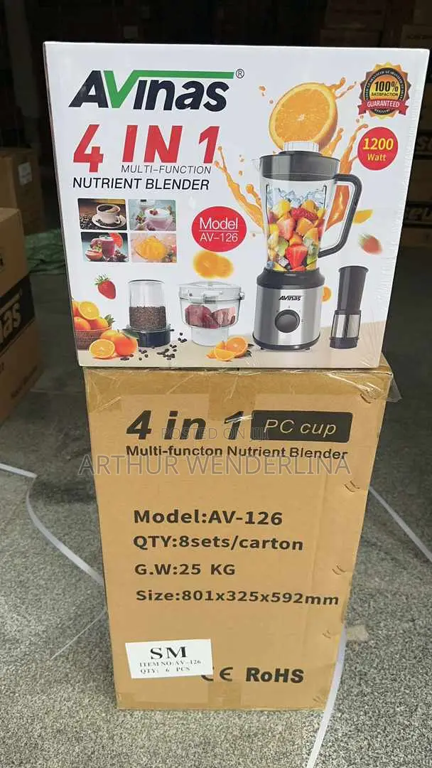 Avinas AV-126 Multi Function 4in1 Electric Nutrient Blender