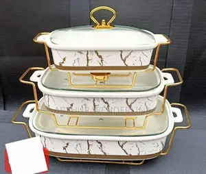 3 Set Serving Food