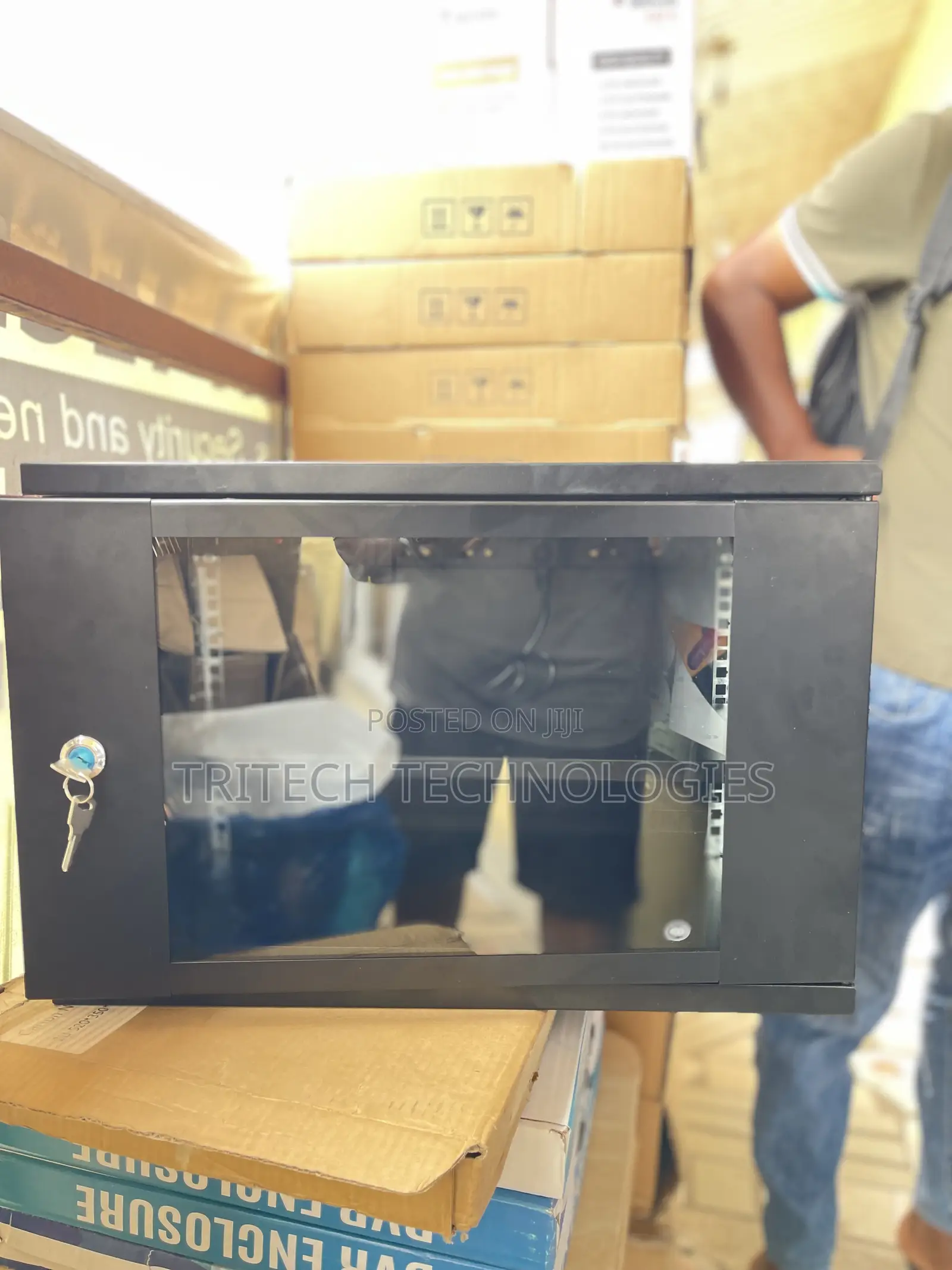 7u Rack Mountable Cabinet 520x350x350 With Fan+ Pdu and Tray