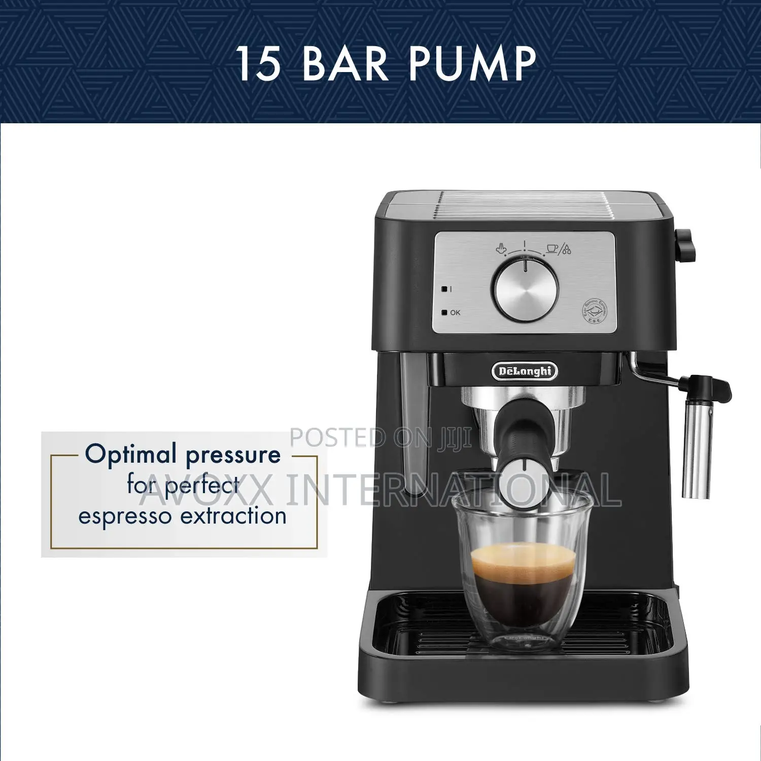 De'longhi Stilosa Machine, Latte Cappuccino Maker/Ec260bk