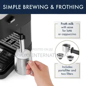 De'longhi Stilosa Machine, Latte Cappuccino Maker/Ec260bk