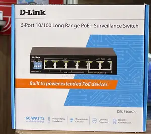 D-Link 4port Poe Switch With 2uplink DES-F1006P-E