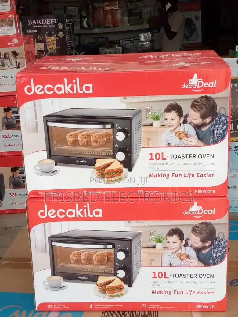 Decakila Durable 10 Litres Mini Toaster Oven
