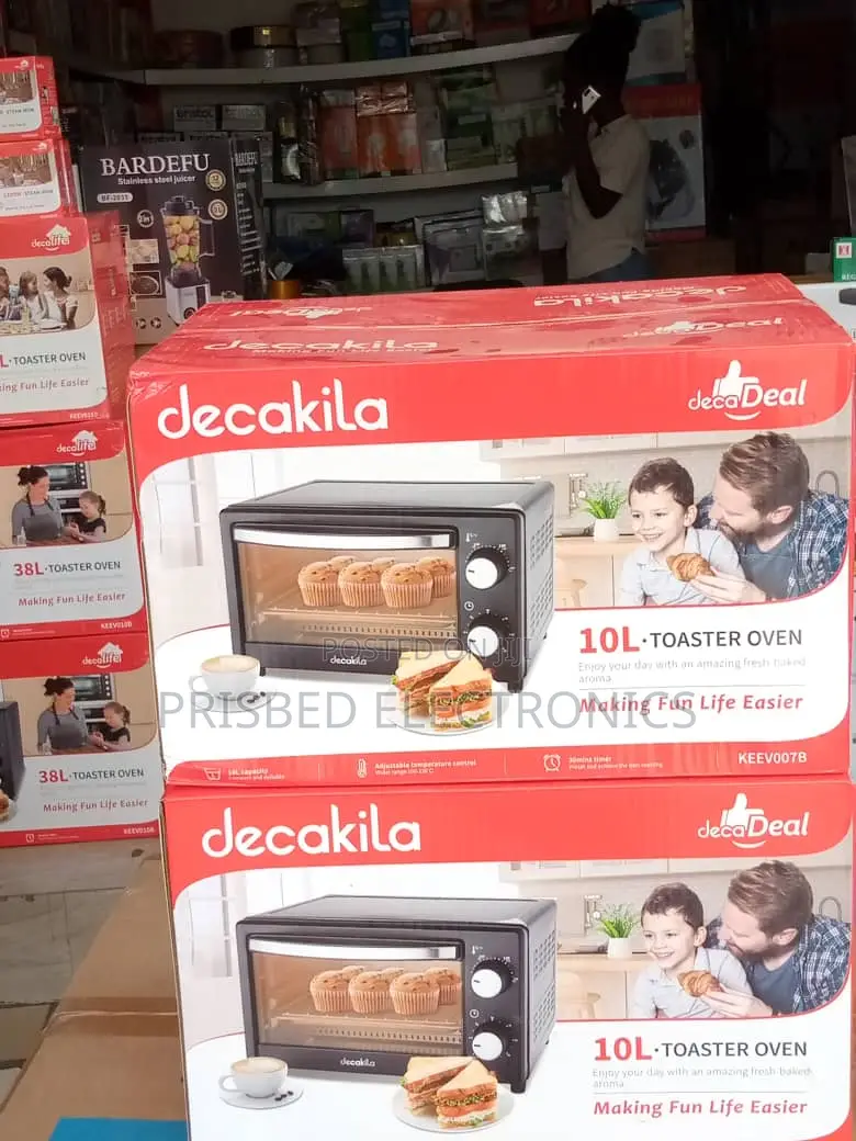 Decakila Durable 10 Litres Mini Toaster Oven