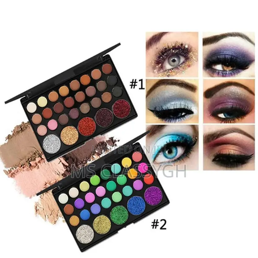 Popfeel 29 Colors Long Lasting Eyeshadow Palette Blending Ma