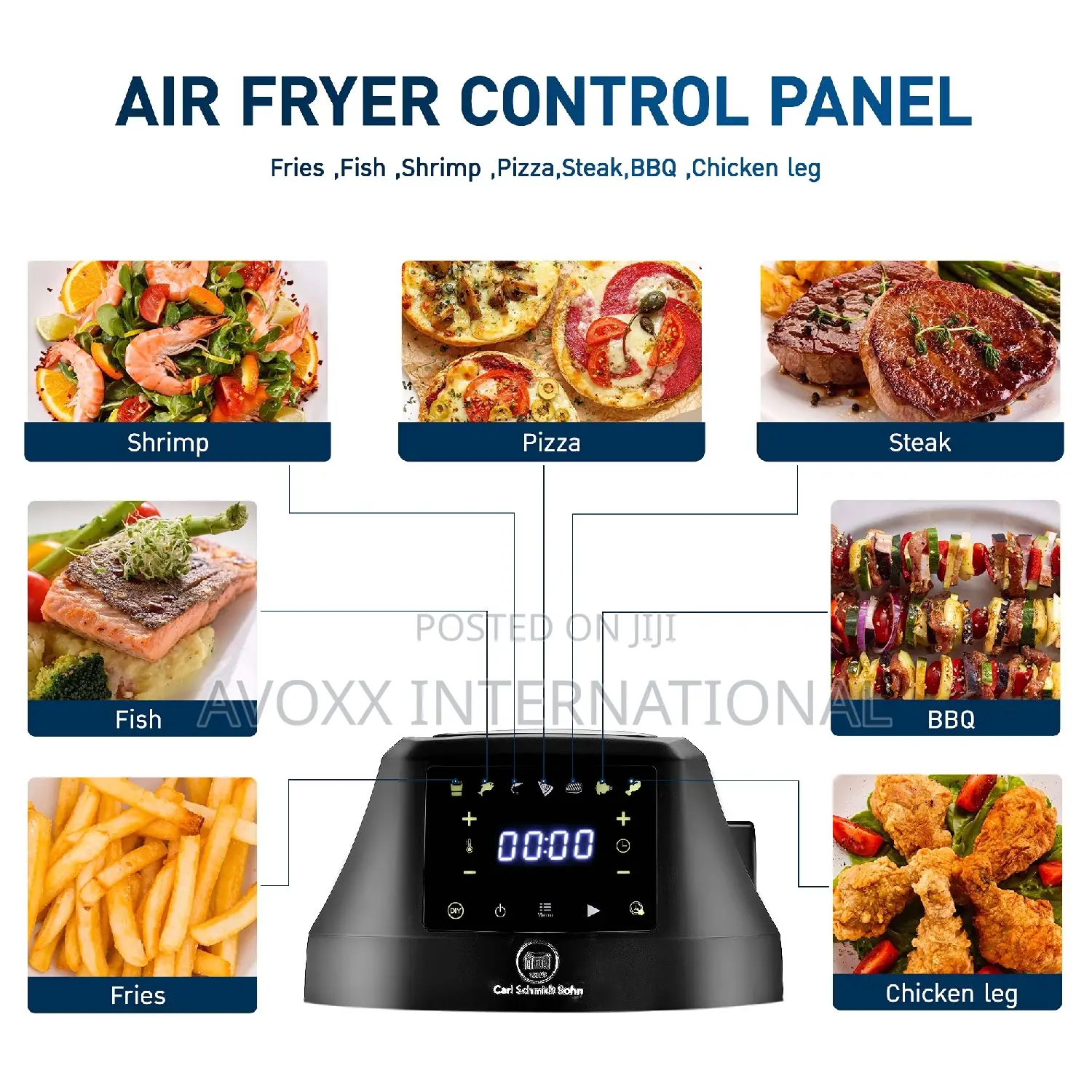 6.5qt Pressure Cooker and Air Fryer Combos, 21-in-1