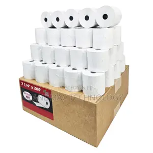 Thermal Receipt Printer Paper Rolls - 80mm X 80mm - White
