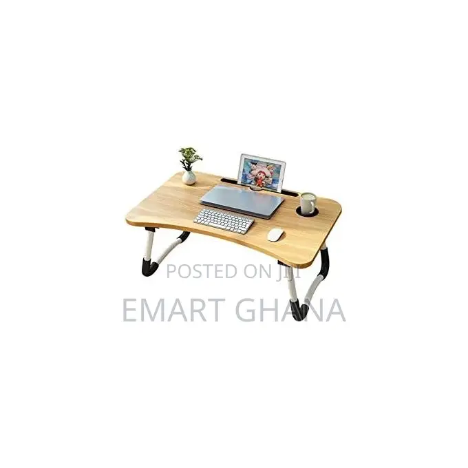 Foldable Laptop/Computer Table - Brown