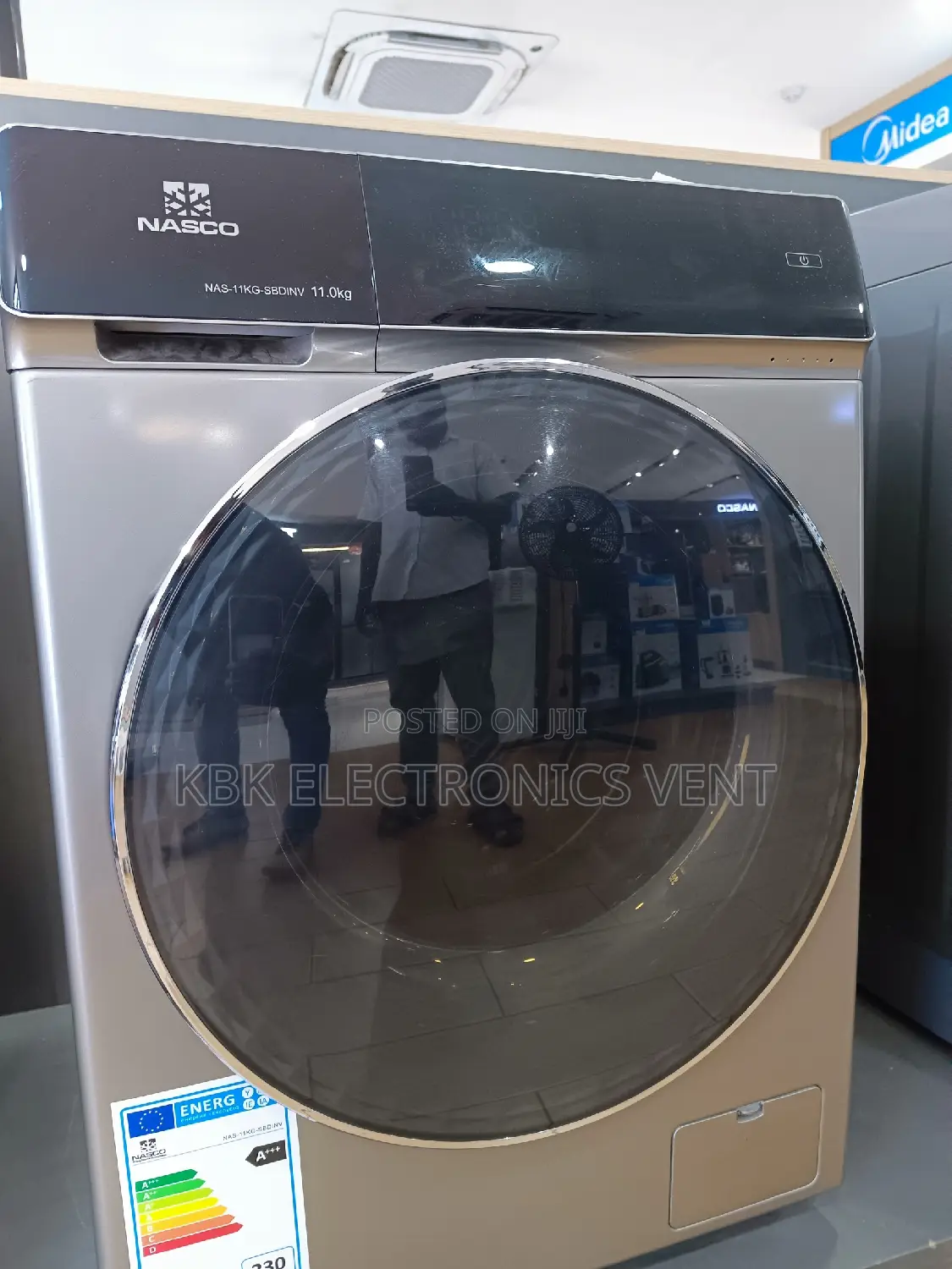 Nasco 11kg Inverter Front Load Washing Machine.