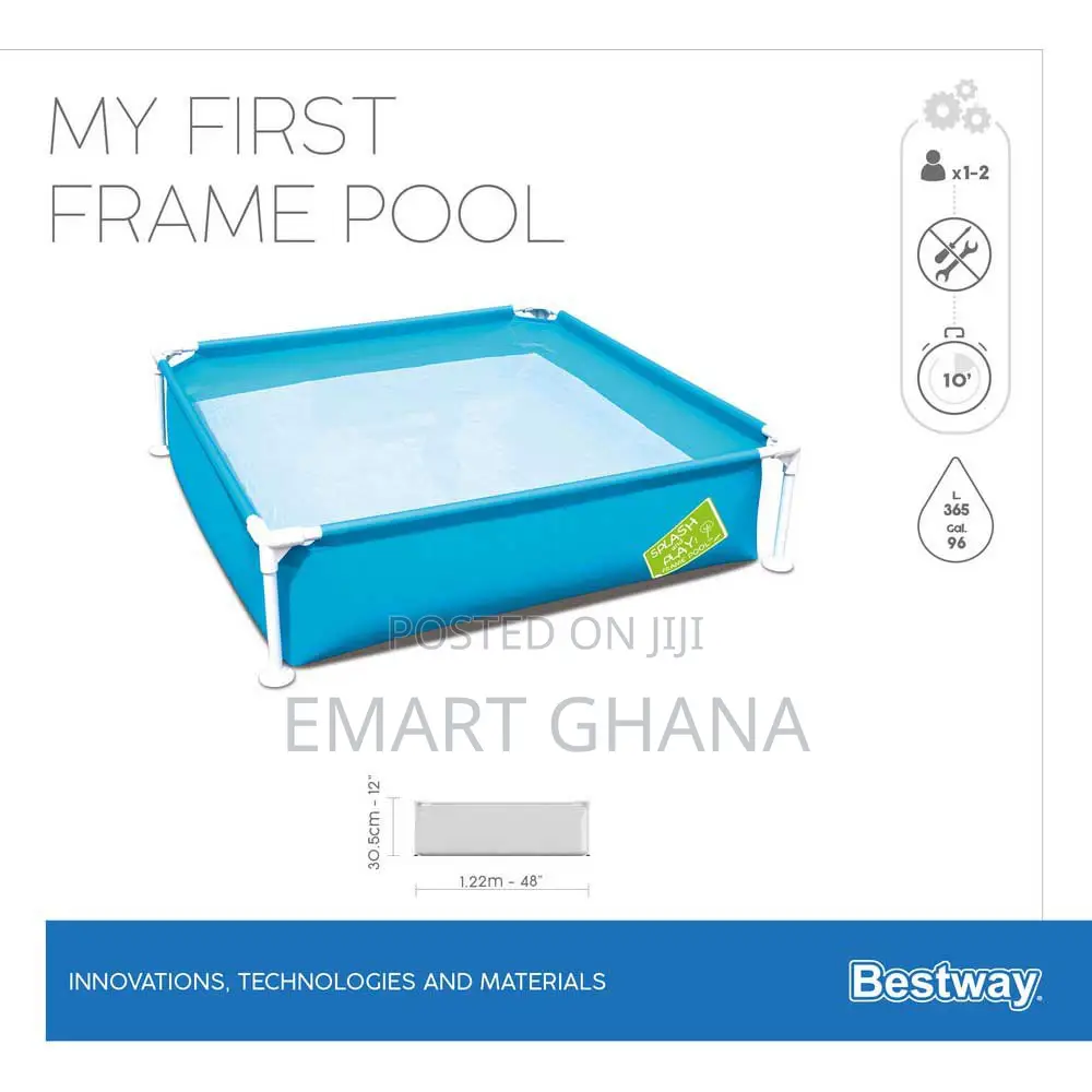 Bestway My First Pool 122x122x30.5 Cm Tubular Pools