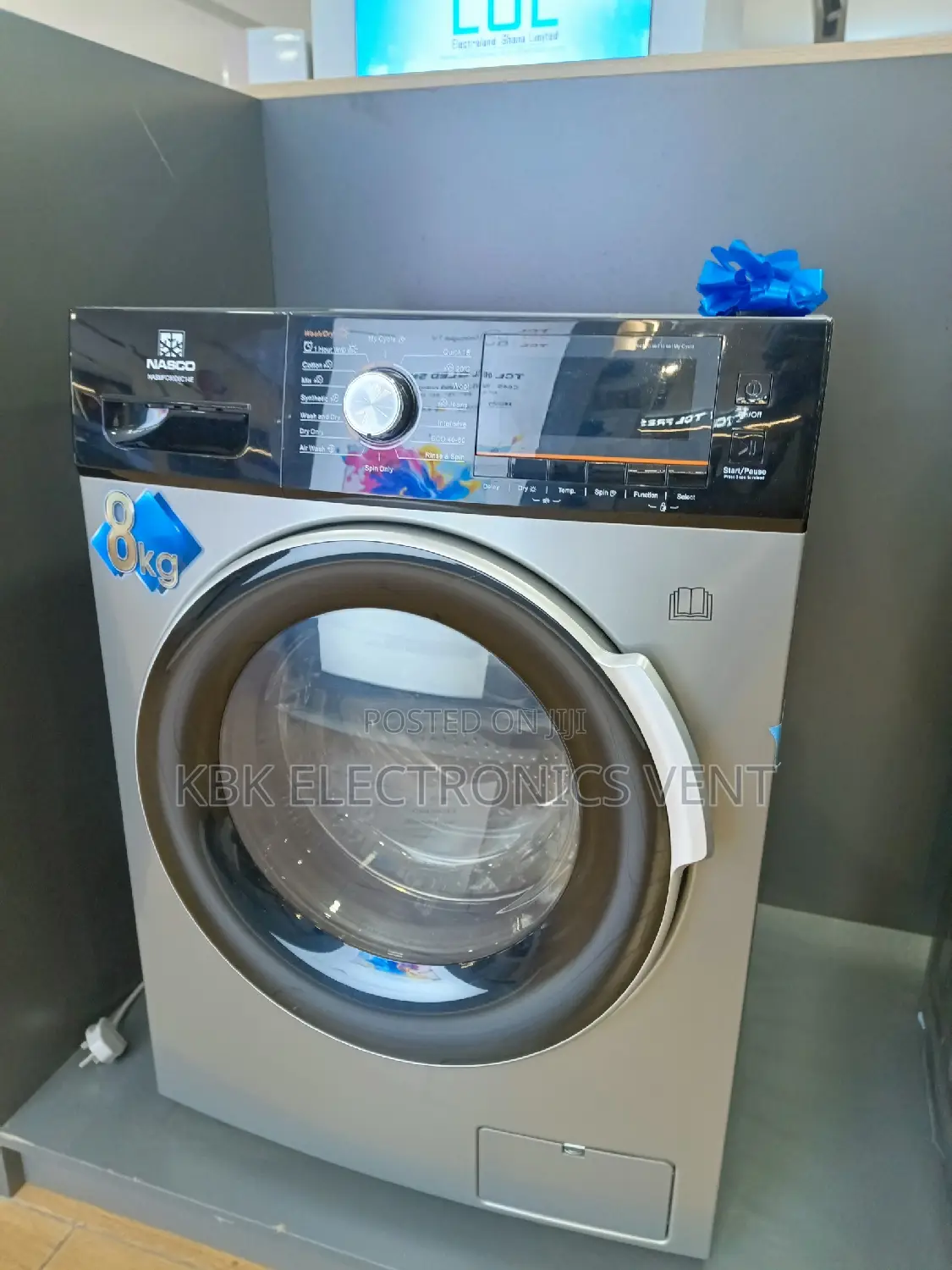 Nasco 8KG Front Load Inverter Washing Machine
