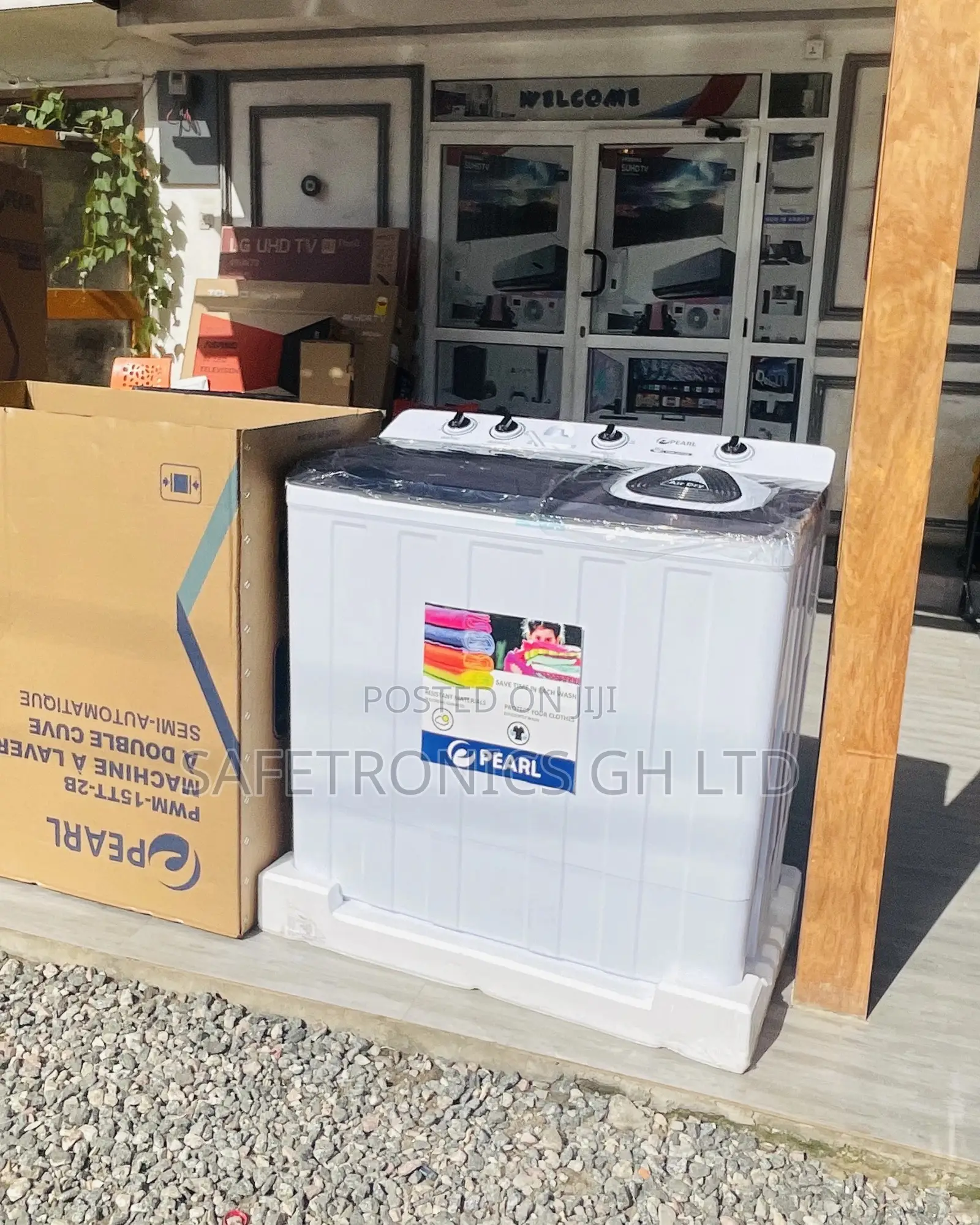 Topload Twintub Pearl 15kg Washingmachine Semiautomatic