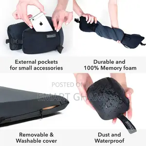 Omni Pillow | 3-in-1 Premium Travel Pillow, 100% Pure Memory