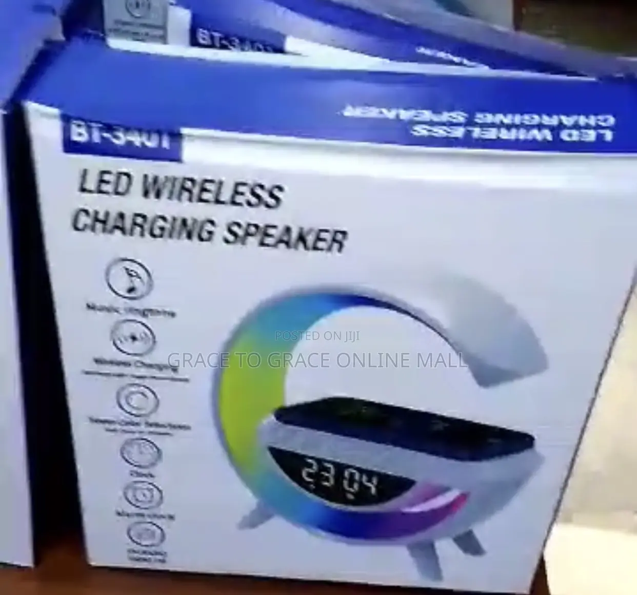 Led Wireless Charging Speaker