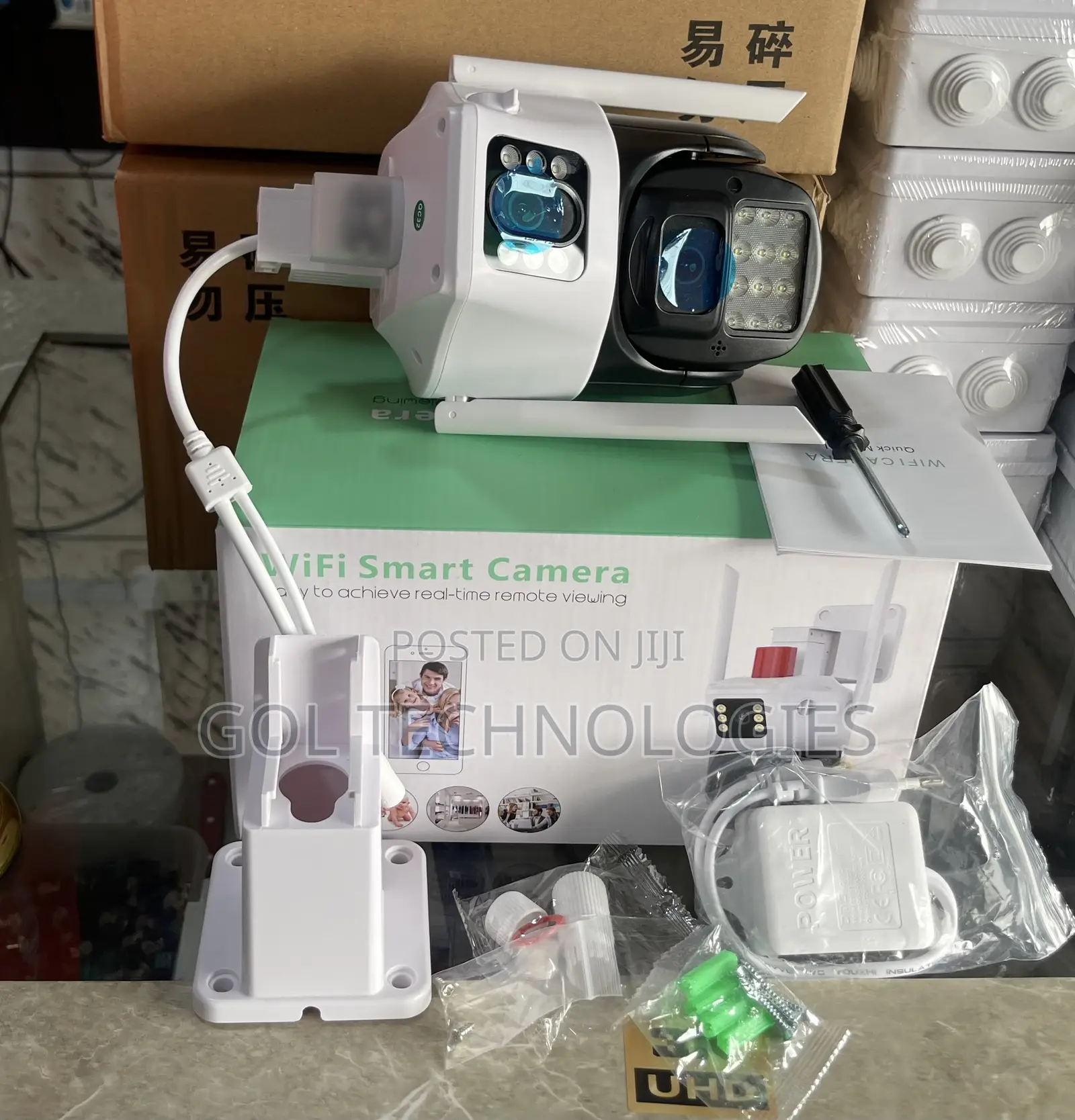 Wireless Smart Dual Lens Camera 6MP PTZ Remote Viewing