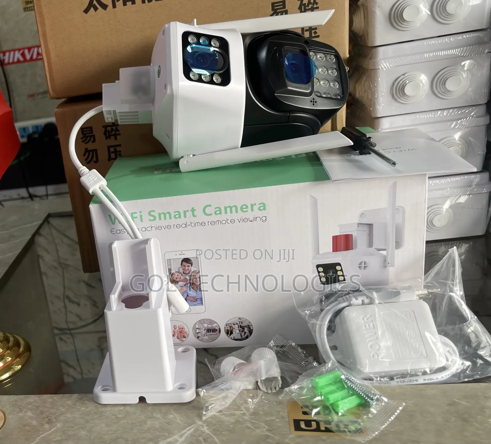 Wireless Smart Dual Lens Camera 6MP PTZ Remote Viewing