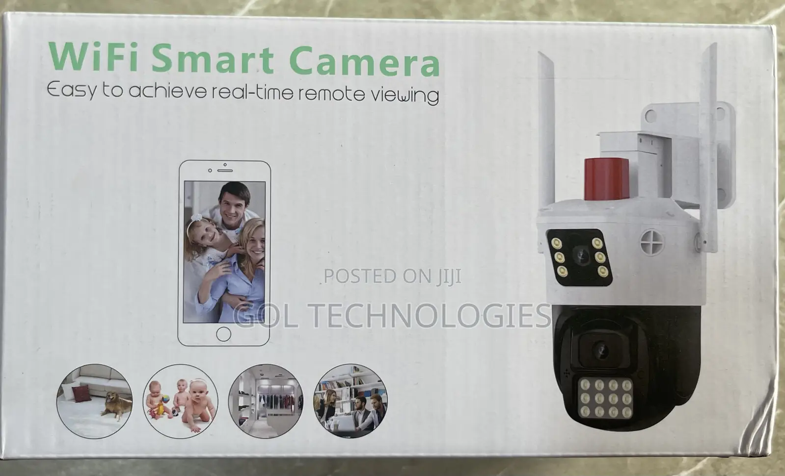Wireless Smart Dual Lens Camera 6MP PTZ Remote Viewing