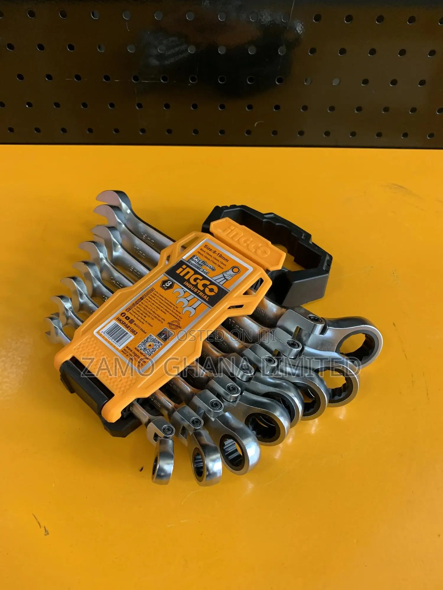 Flexible Ratchet Spanner Set 8pcs - Hkspar1083